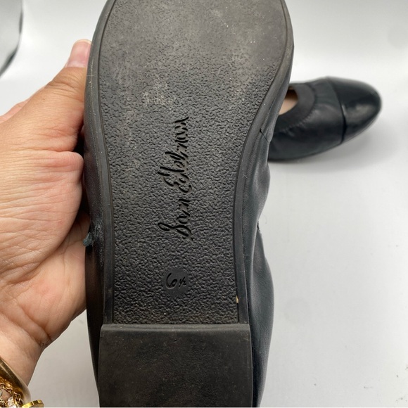 Sam Edelman Cap Toe Baxton Womens Ballet Shoes Flats Size 6.5 Black Leather - Picture 6 of 6